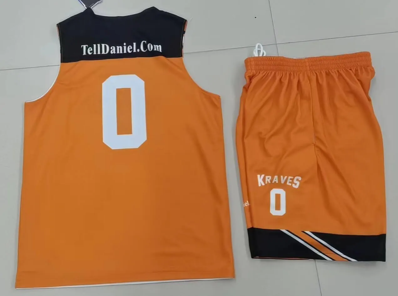 Custom Design Reversible Basketball Uniform