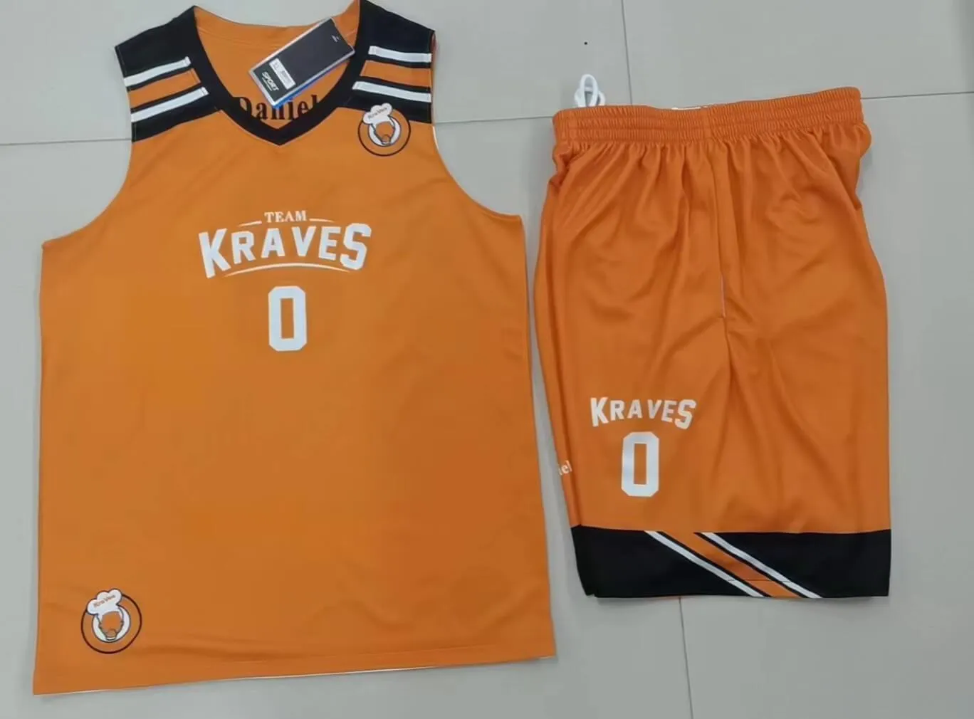 Custom Design Reversible Basketball Uniform