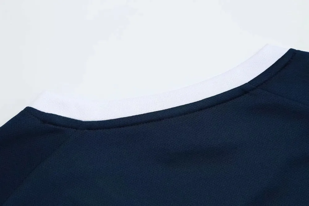 Custom Football Training Uniforms set Adult Soccer Jerseys suits Breathable shirts Short Slim Jerseys