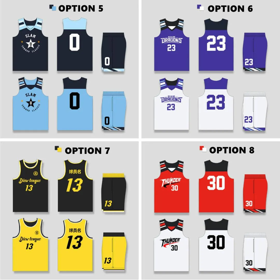 Custom Logo Reversible Basketball Jersey