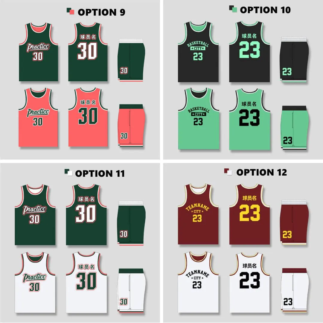 Custom Logo Reversible Basketball Jersey