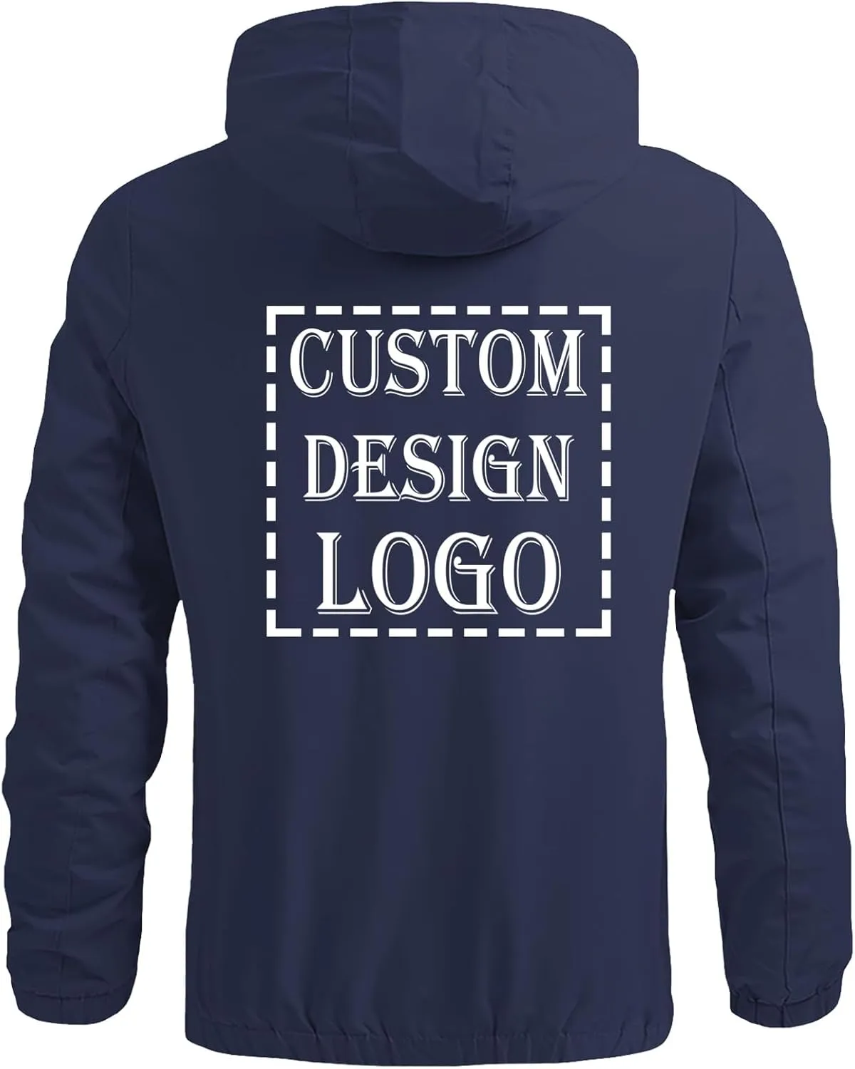 Custom Personalized Women's Lightweight Jacket Softshell Waterproof Windbreaker Coat for Running Hiking