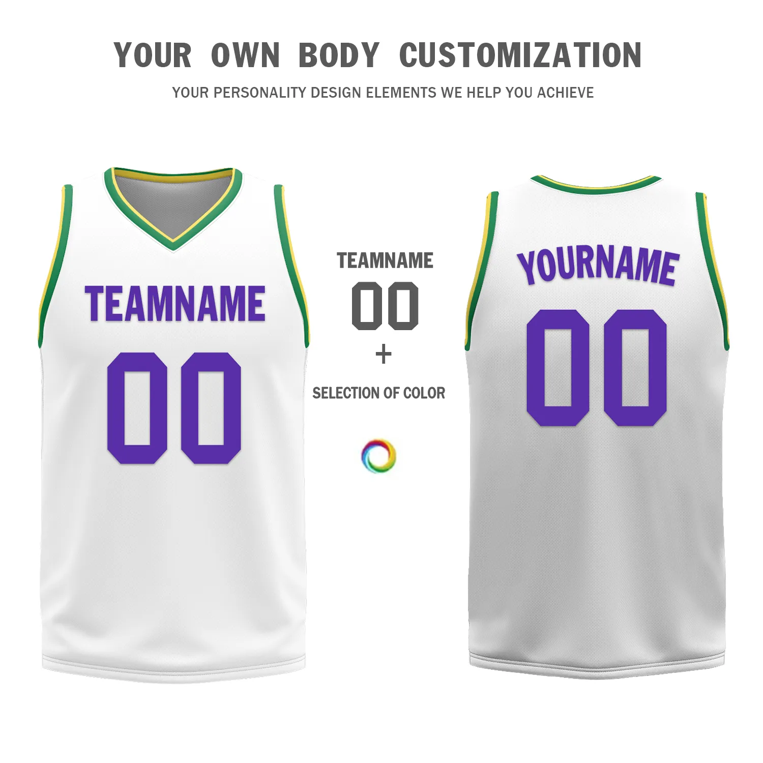 Custom Purple White Classic Style Reversible Basketball Uniform Personalized Ordinary BBJR-D017047