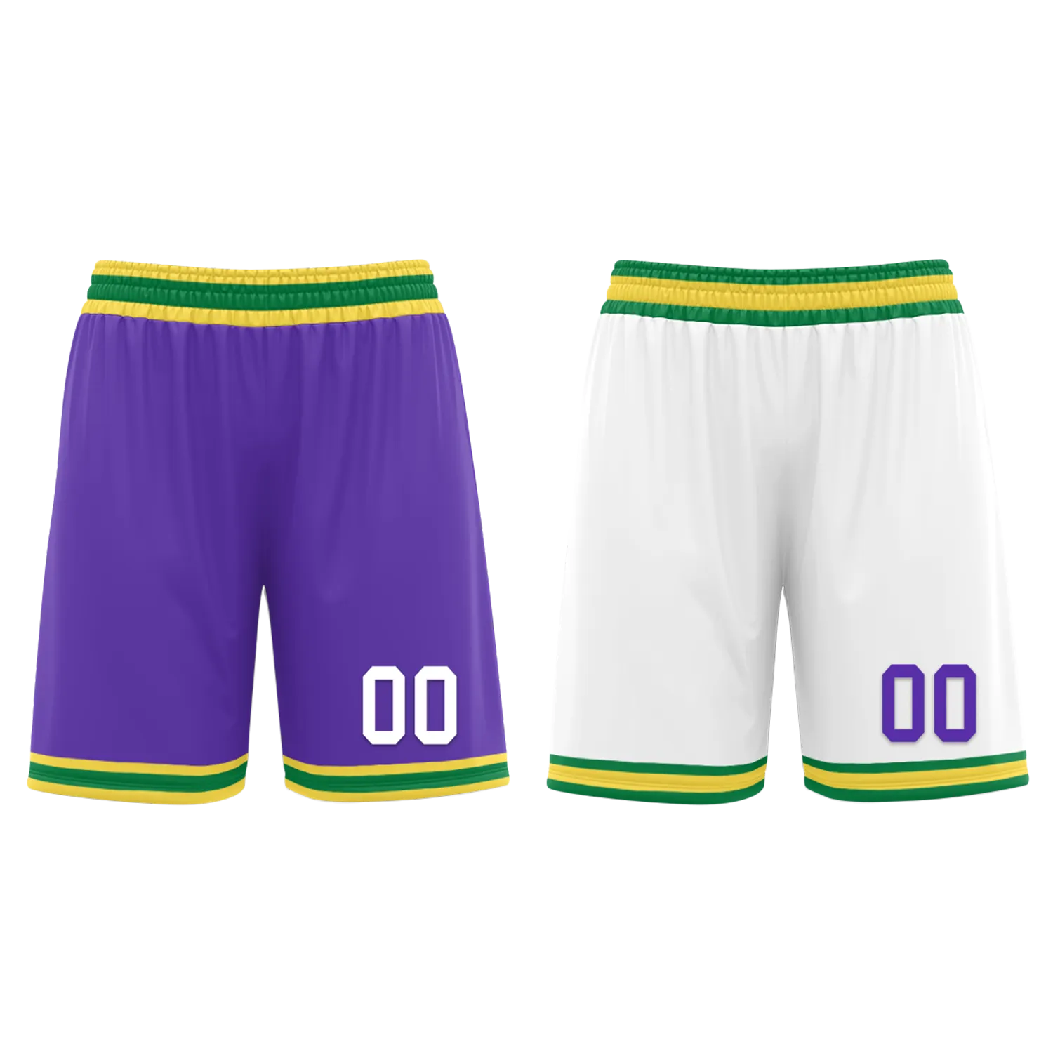 Custom Purple White Classic Style Reversible Basketball Uniform Personalized Ordinary BBJR-D017047