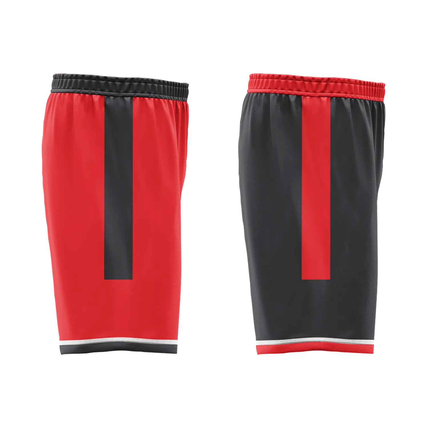 Custom Red Black Classic Style Reversible Basketball Uniform Personalized BBJR-D017025