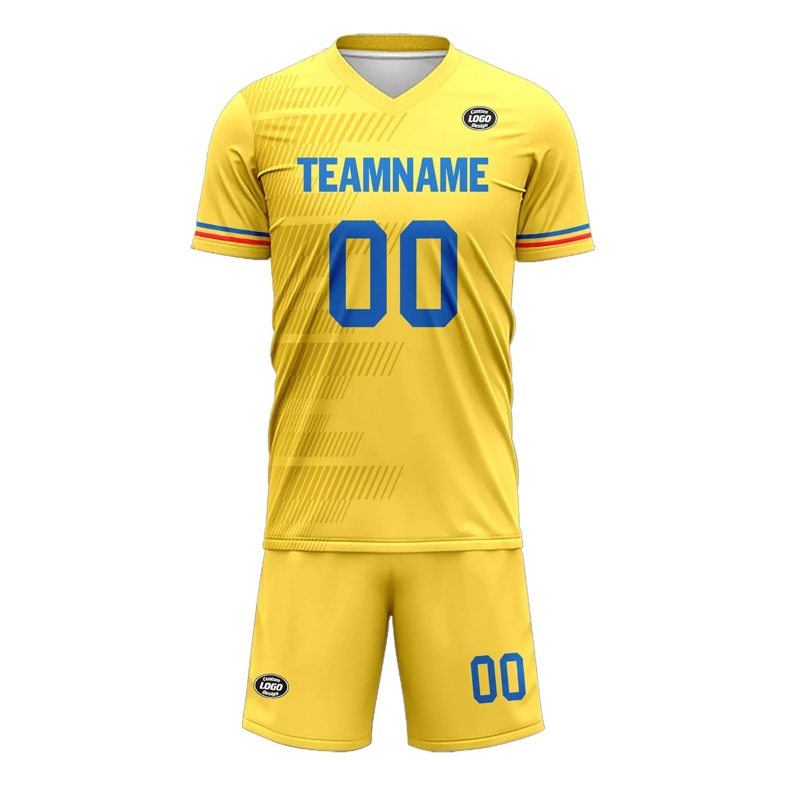 Custom Yellow Soccer Sets Jersey Personalized SCJ101-D28016