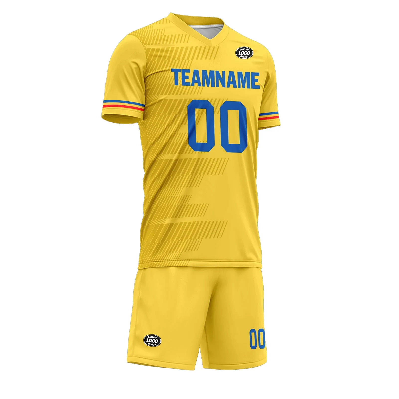 Custom Yellow Soccer Sets Jersey Personalized SCJ101-D28016