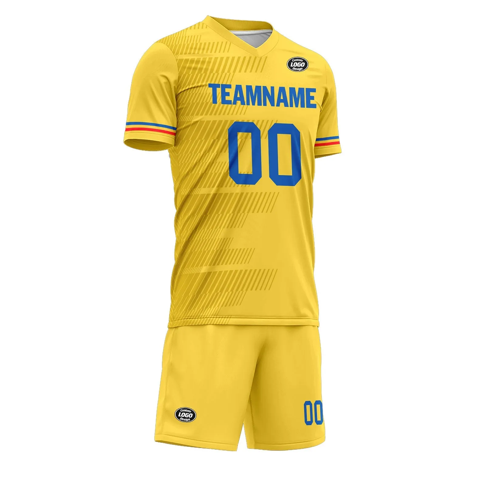 Custom Yellow Soccer Sets Jersey Personalized SCJ101-D28016