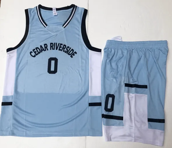 Customized Sky Blue Youth Basketball Jerseys and Uniforms