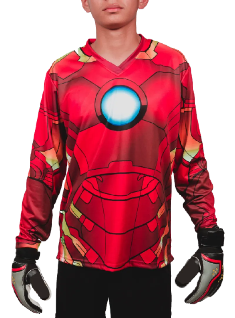 Cyborg Iron-Man Goalkeeper Jersey Number Included