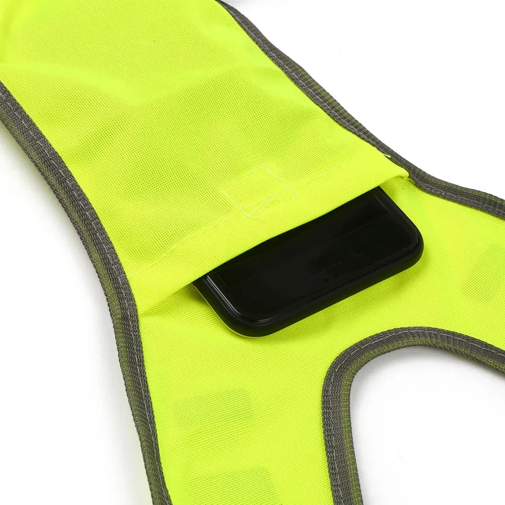 Cycling Reflective Vest High Visibility Safety Vest Outdoor Sports Running Cycling Reflective Vest with Pocket For Outdoor