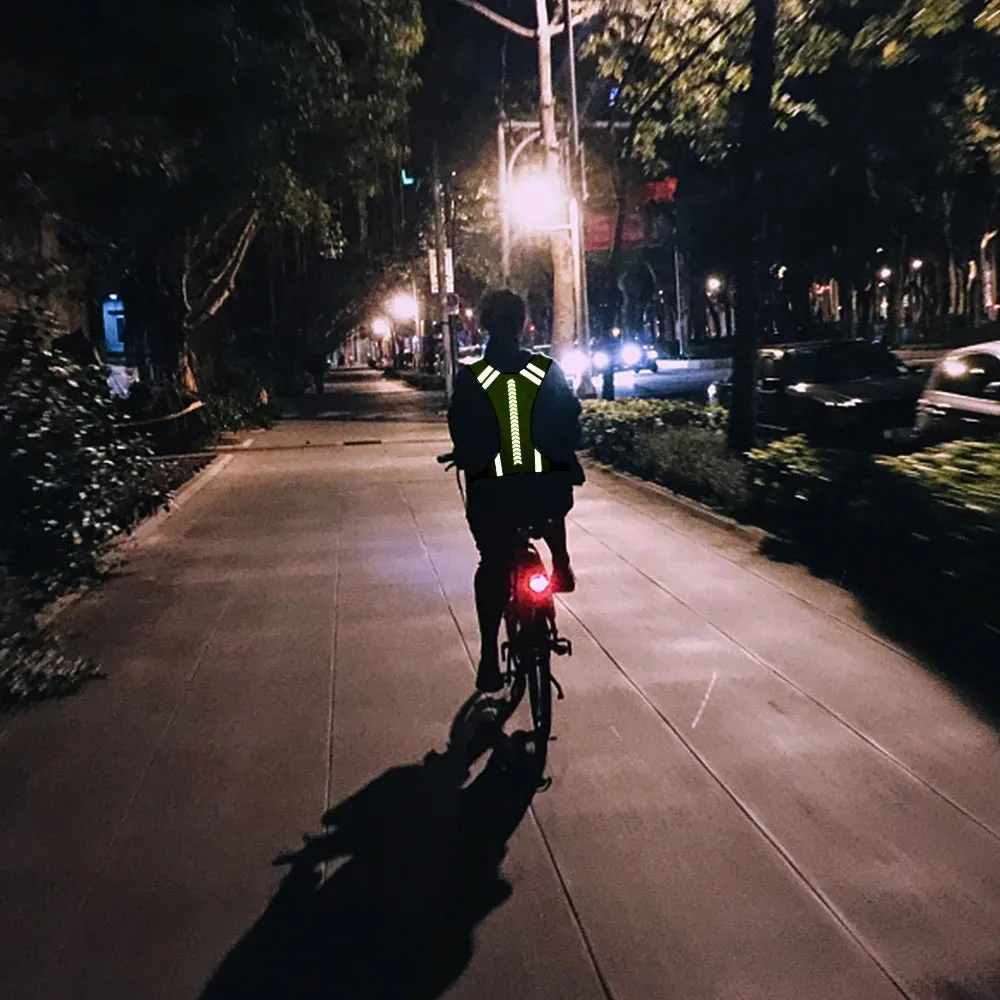 Cycling Reflective Vest High Visibility Safety Vest Outdoor Sports Running Cycling Reflective Vest with Pocket For Outdoor