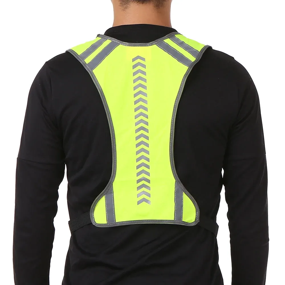 Cycling Reflective Vest High Visibility Safety Vest Outdoor Sports Running Cycling Reflective Vest with Pocket For Outdoor