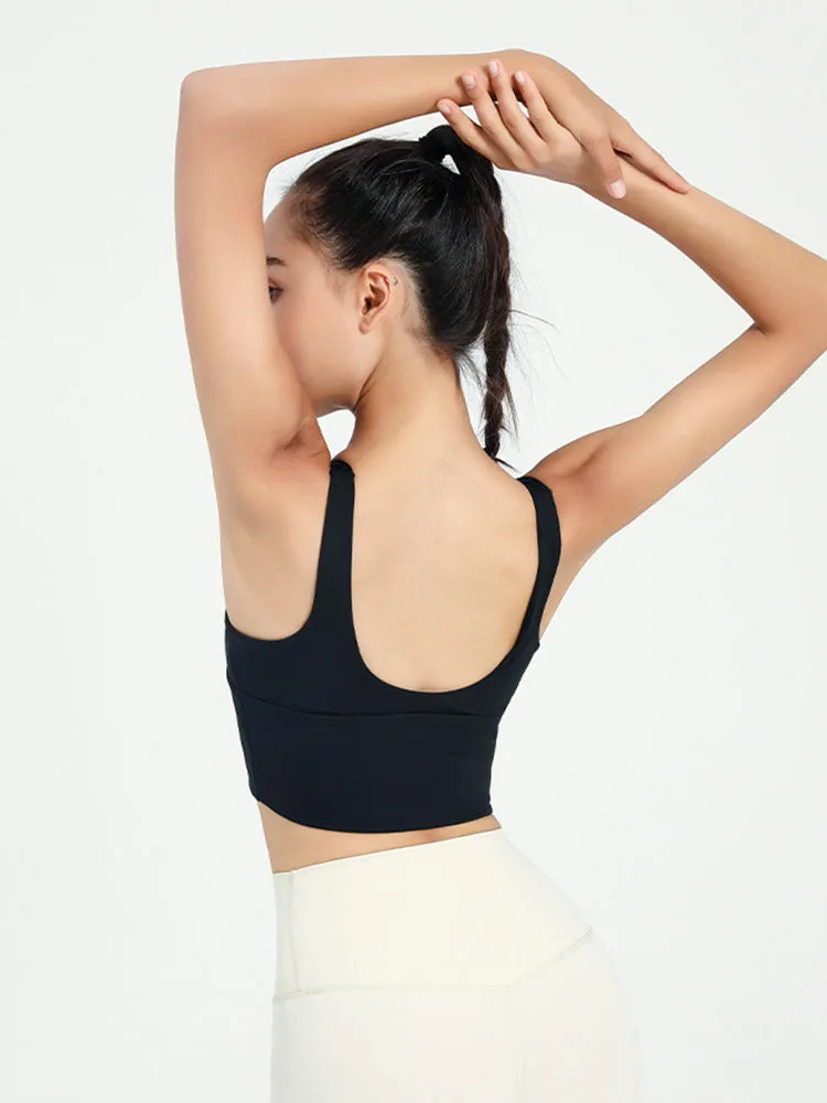 Dance Bra Anti-Sagging Gathering Fitness Underwear Thin Yoga Vest