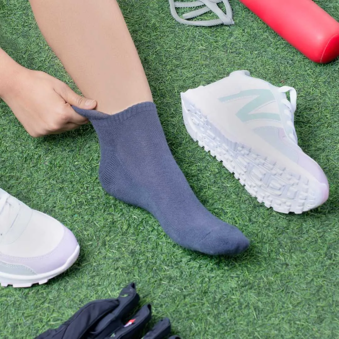 Dark Blue Bamboo Performance Socks Odour Free