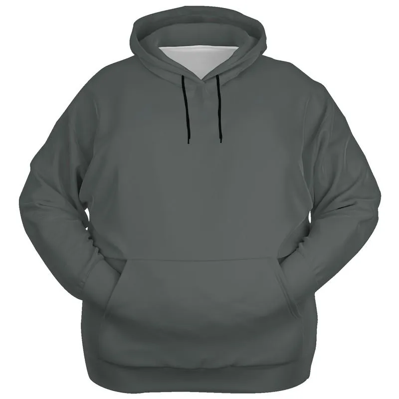 Dark Green Gray Hoodie | Unisex | with PLUS sizes | Dark Pale Green Gray | C10M0Y10K80