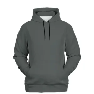 Dark Green Gray Hoodie | Unisex | with PLUS sizes | Dark Pale Green Gray | C10M0Y10K80