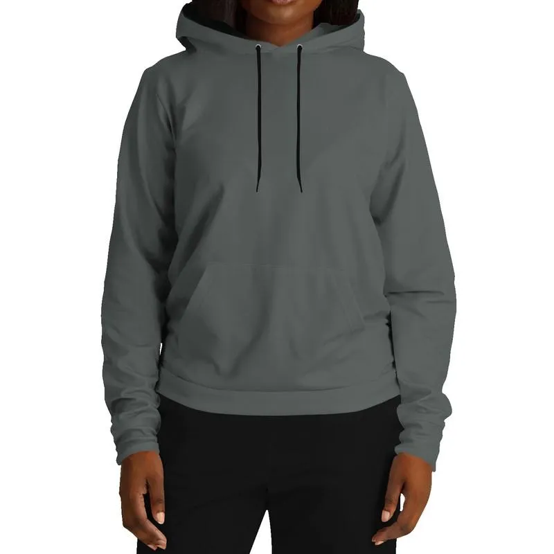 Dark Green Gray Hoodie | Unisex | with PLUS sizes | Dark Pale Green Gray | C10M0Y10K80
