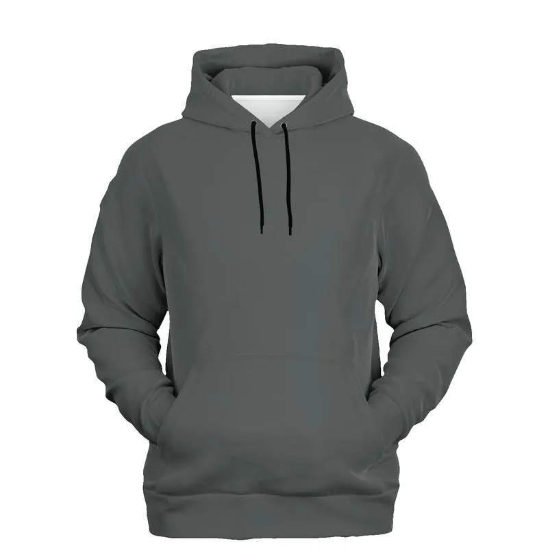 Dark Green Gray Hoodie | Unisex | with PLUS sizes | Dark Pale Green Gray | C10M0Y10K80