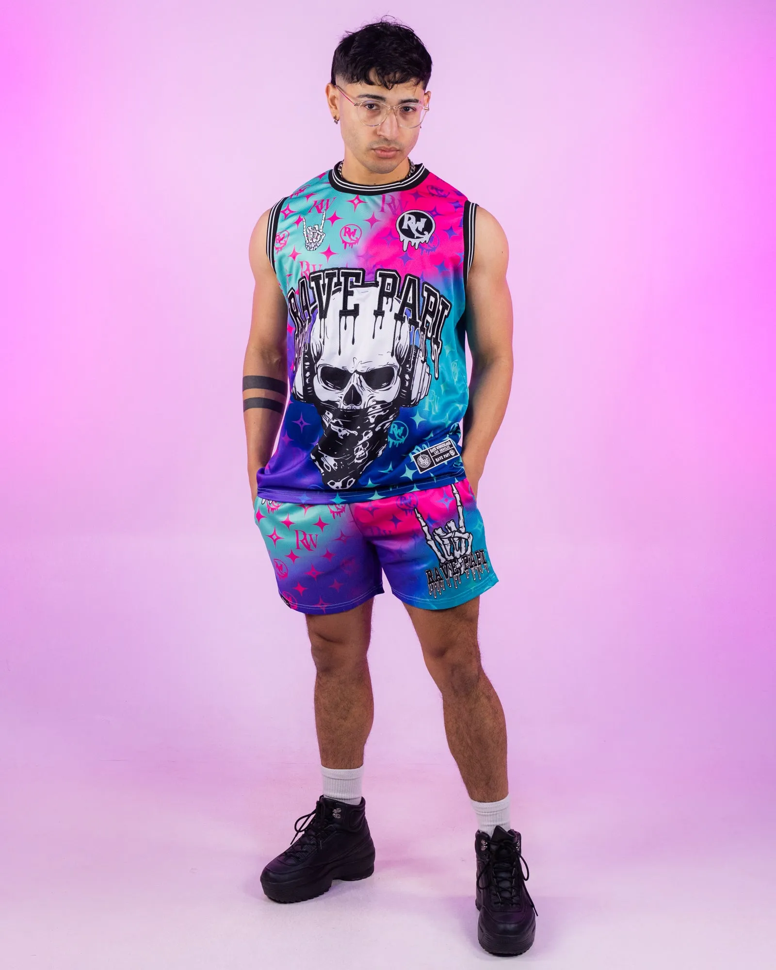 Dark Rave Papi Basketball Jersey