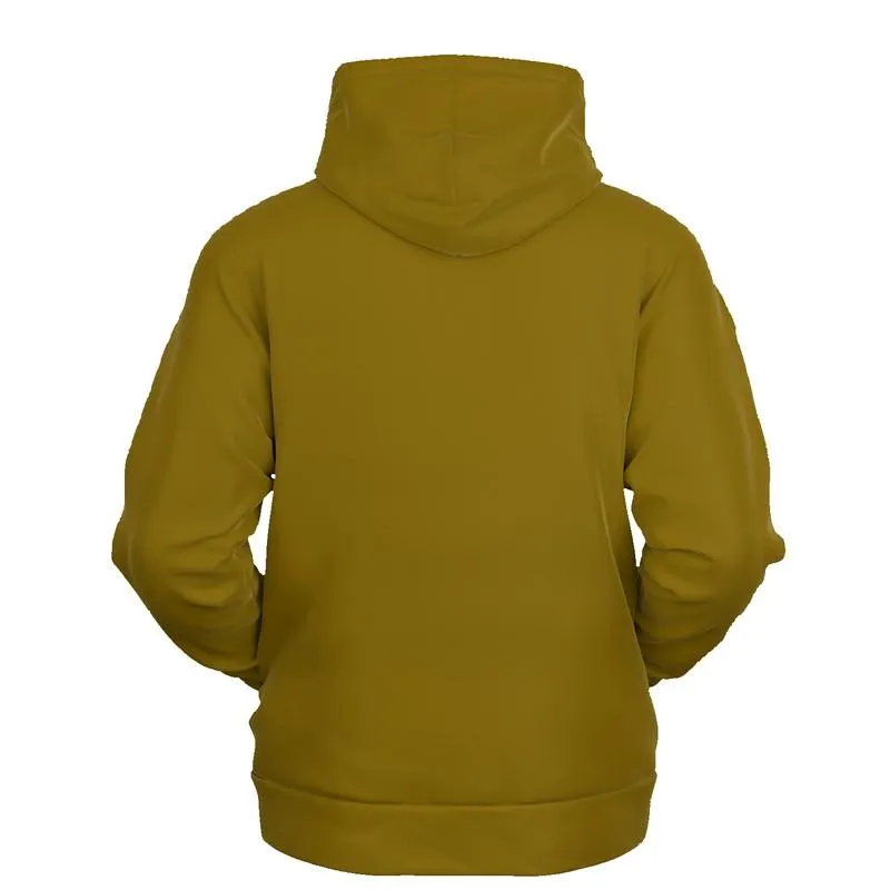 Dark Yellow Hoodie | Unisex | with PLUS sizes | Medium Dark Pure Orange Yellow | C0M25Y100K60