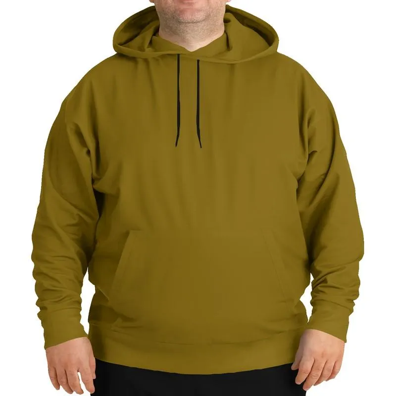 Dark Yellow Hoodie | Unisex | with PLUS sizes | Medium Dark Pure Orange Yellow | C0M25Y100K60