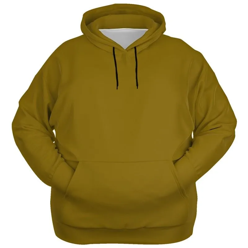 Dark Yellow Hoodie | Unisex | with PLUS sizes | Medium Dark Pure Orange Yellow | C0M25Y100K60