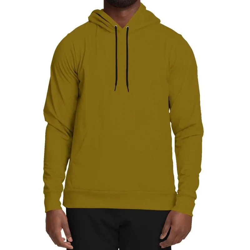 Dark Yellow Hoodie | Unisex | with PLUS sizes | Medium Dark Pure Orange Yellow | C0M25Y100K60