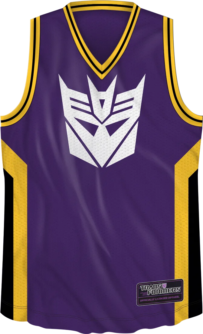 Decepticon Transformers Basketball Jersey