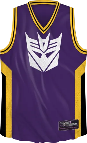 Decepticon Transformers Basketball Jersey
