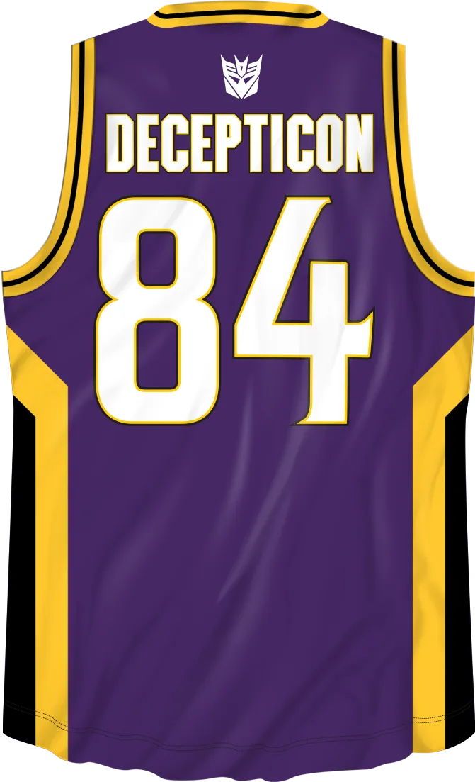 Decepticon Transformers Basketball Jersey