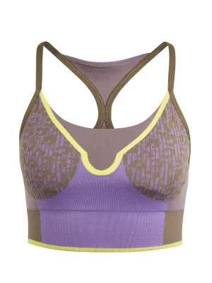 Deep Lilac Leopard Seamless TrueStrength Bra