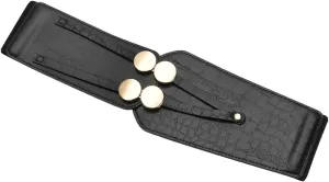 Degpum Wide Elastic Belts for Women Vintage Cinch Wide Stretchy Belt for Women Fashion Stretchy Dresses Accessory