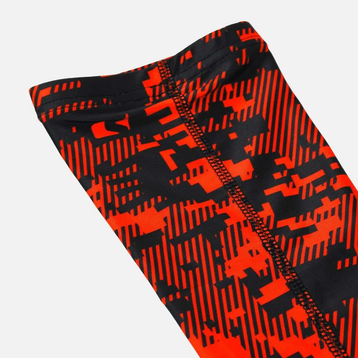 Digital ultra camo Orange-Red Black arm sleeve
