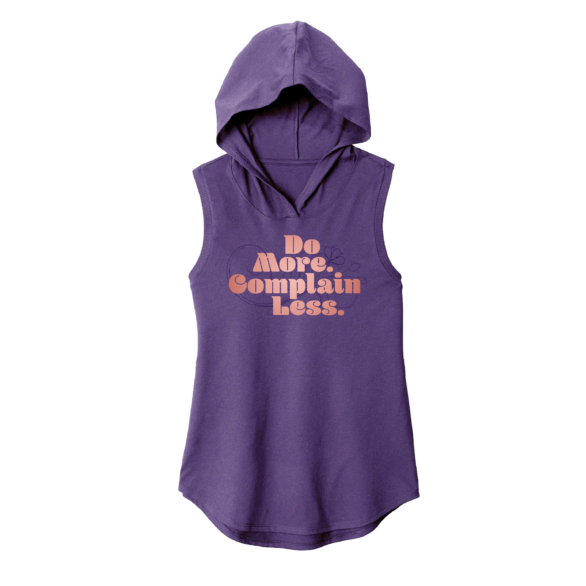 Do More Complain Less Sleeveless Hoodie