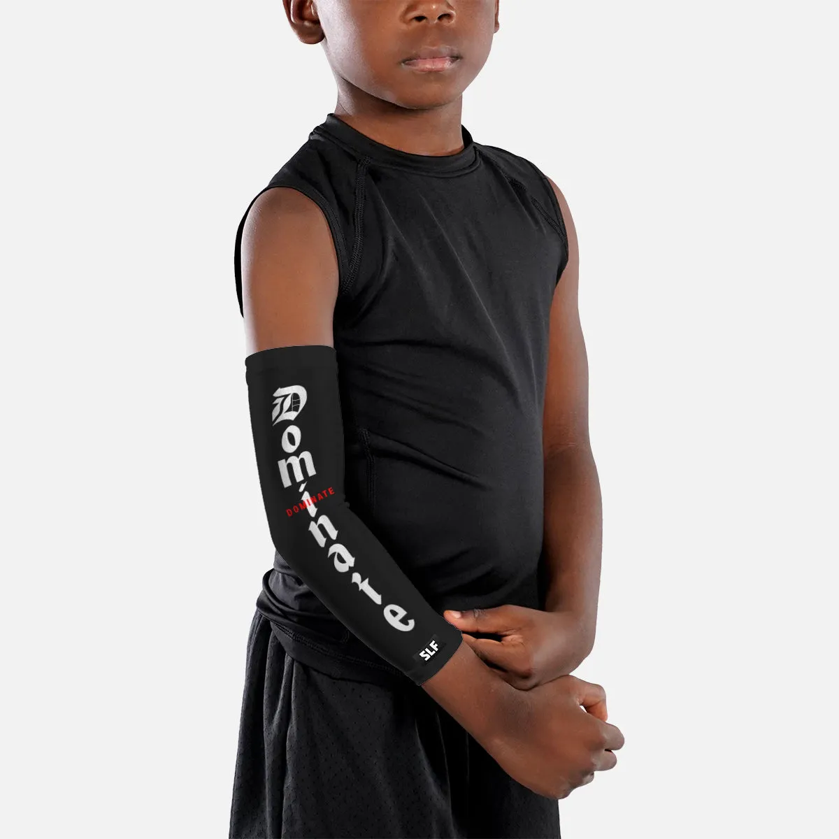 Dominate Black Kids Arm Sleeve