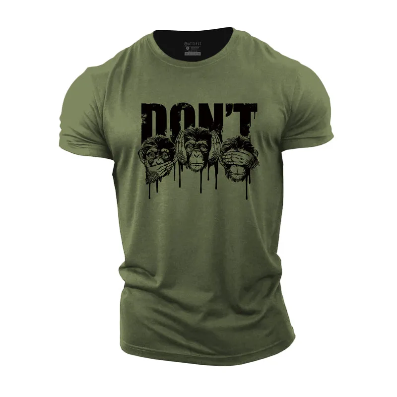 Don't Hear See Speak Graphic Men's T-shirts