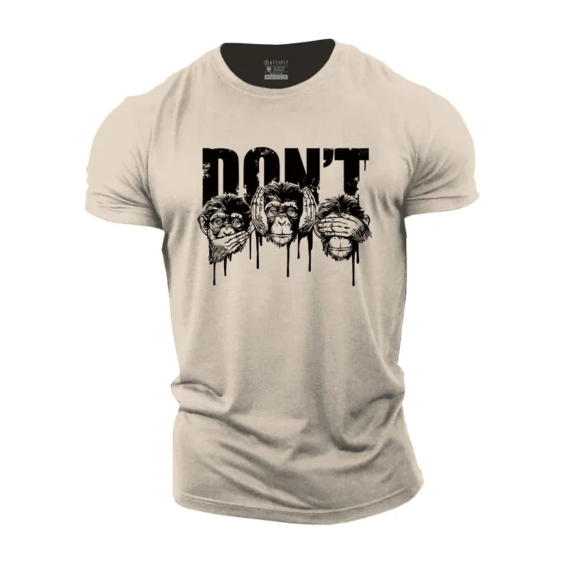 Don't Hear See Speak Graphic Men's T-shirts