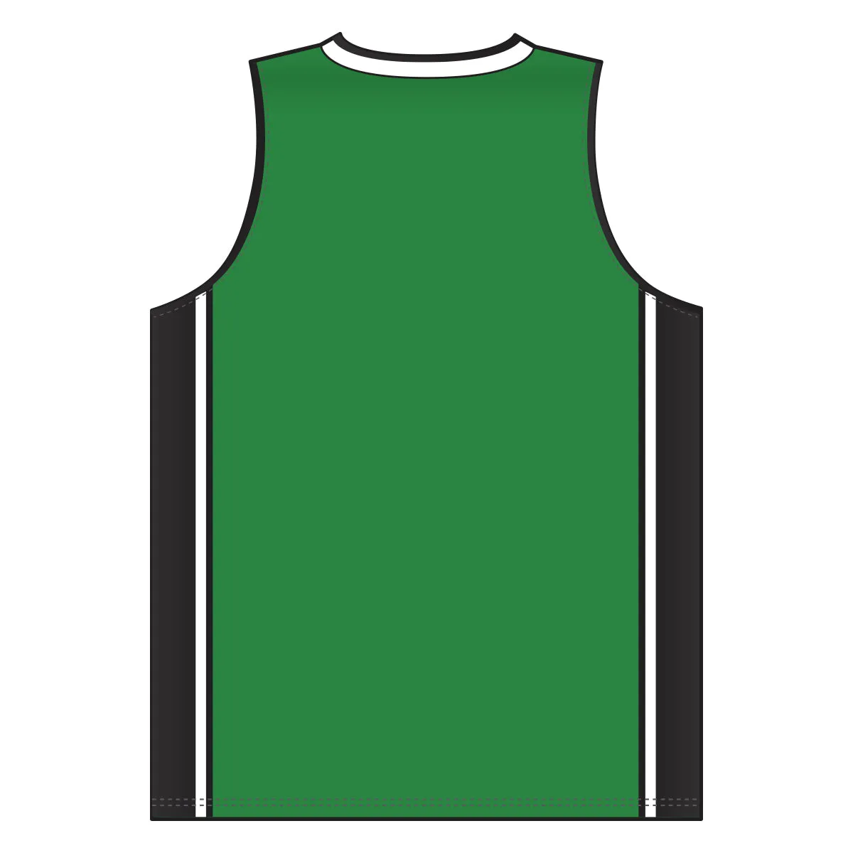 Dry-Flex Pro Style Basketball Jersey-Kelly-Black-White