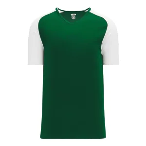 Dryflex V-Neck Pullover Forest-White Jersey