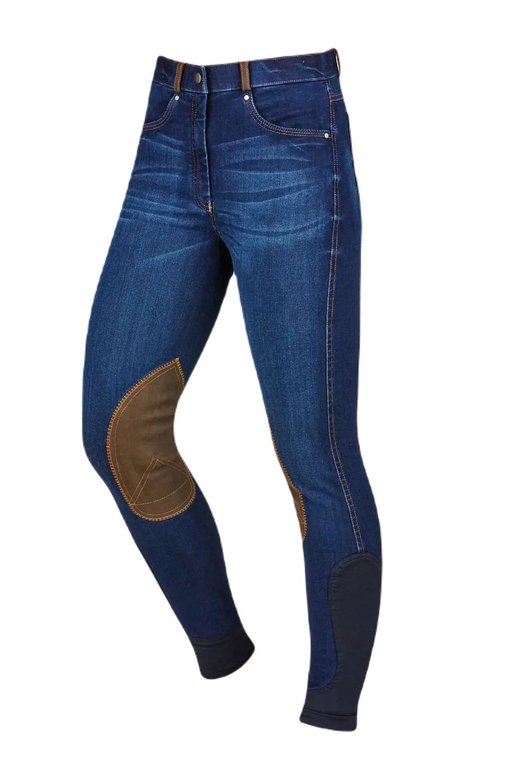 Dublin Shona Knee Patch Denim Breeches