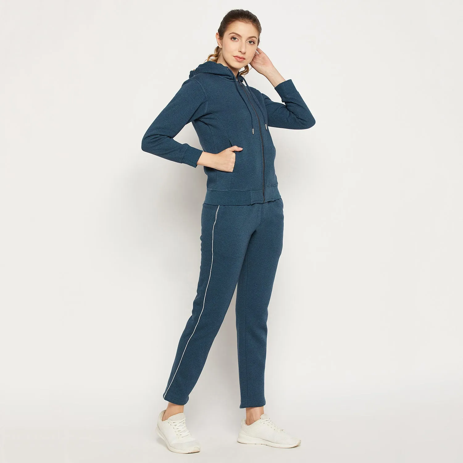 Duke Stardust Women Solid Track Suit (LFX798)