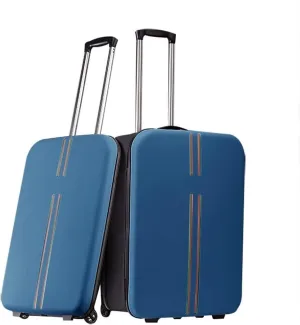 Durable Suitcase for Women Collapsible Carry On Luggage Robust And Durable Suitcases With Wheels Travel Suitcase Retro Suit Case (Color : A, Size : 20inch)