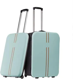 Durable Suitcase for Women Collapsible Carry On Luggage Robust And Durable Suitcases With Wheels Travel Suitcase Retro Suit Case (Color : B, Size : 20inch)
