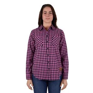Dux-Bak Womens Adrianna Thermal L/S Shirt Pink