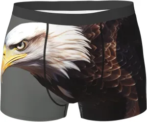Eagle Men's Boxer Briefs Breathable Stretch Underwear Moisture-Wicking Trunks for Men