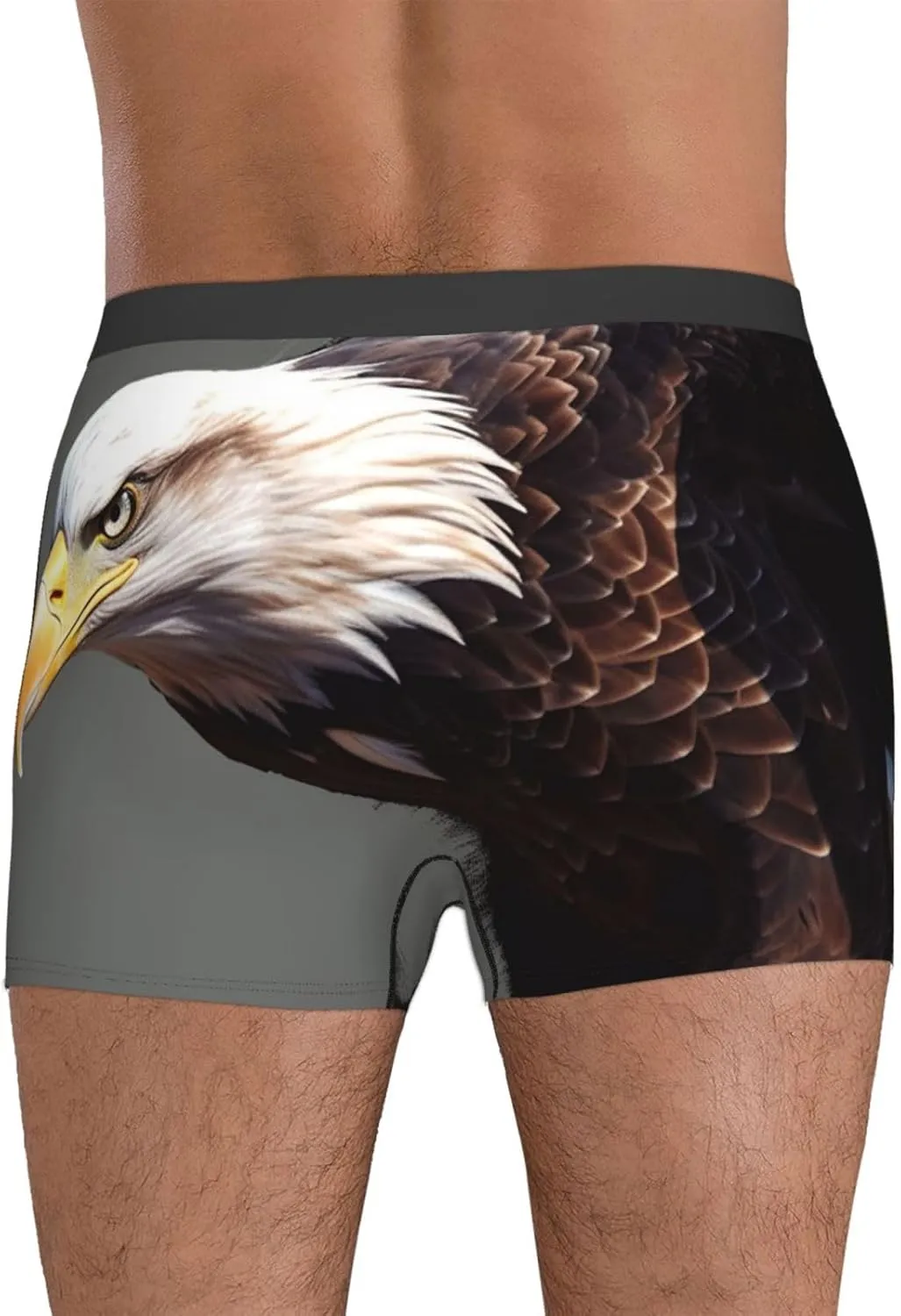 Eagle Men's Boxer Briefs Breathable Stretch Underwear Moisture-Wicking Trunks for Men