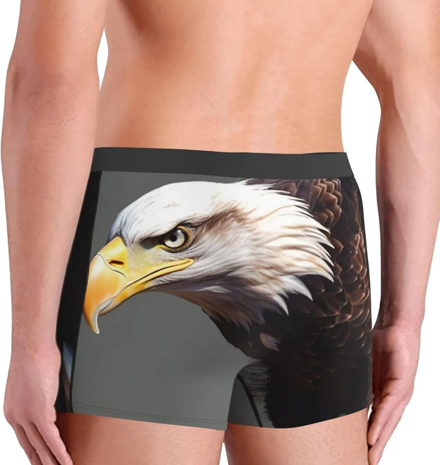 Eagle Men's Boxer Briefs Breathable Stretch Underwear Moisture-Wicking Trunks for Men