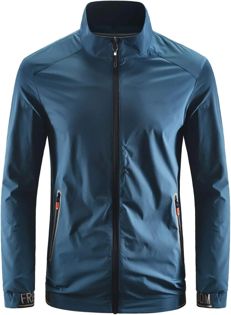 ebossy Men's Lightweight Packable Windproof Running Cycling Bike Jacket Breathable Skin Coat