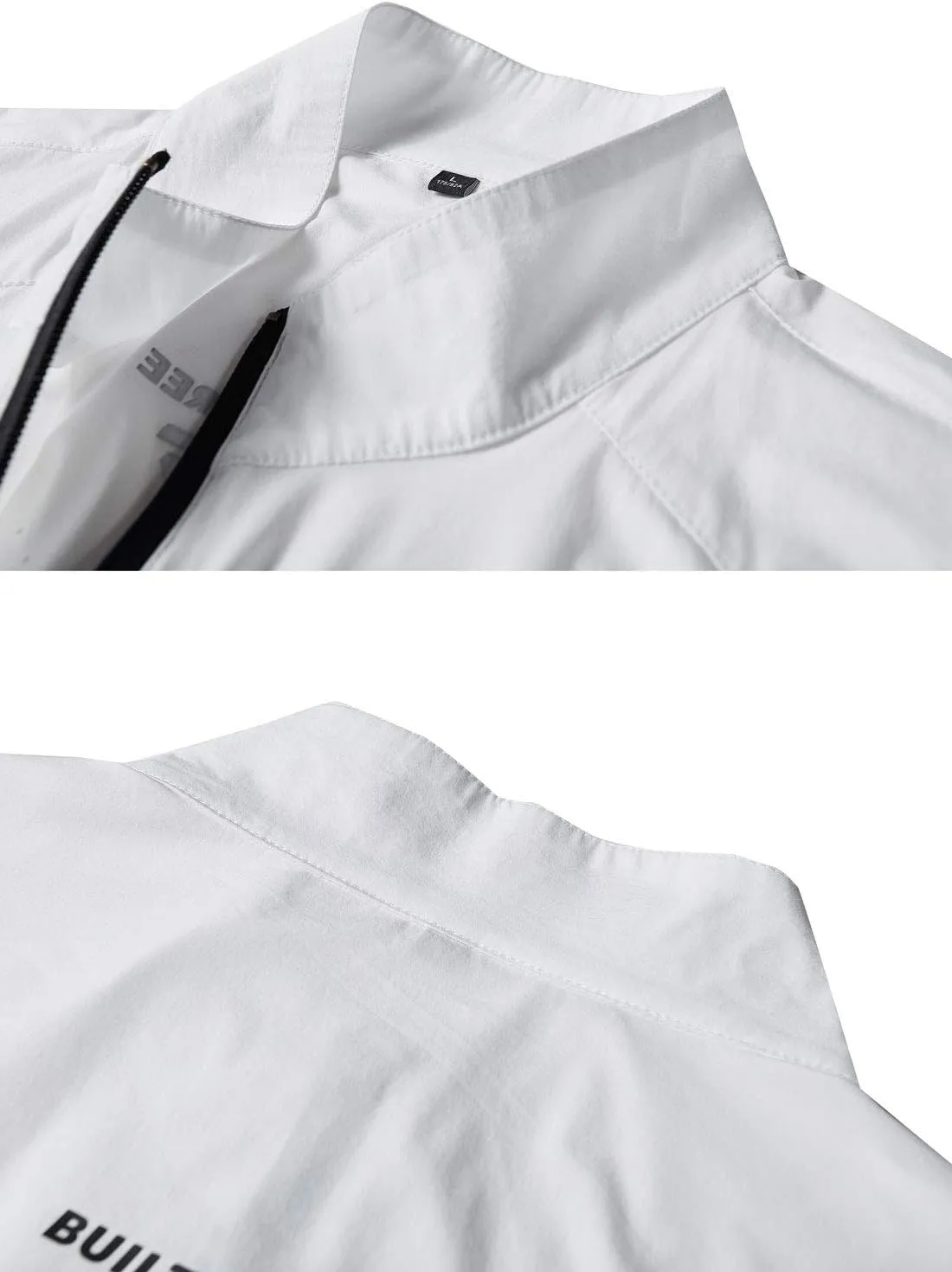 ebossy Men's Lightweight Packable Windproof Running Cycling Bike Jacket Breathable Skin Coat